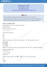 Đề thi học kì 1 Toán 10 Kết nối tri thức - Đề số 4